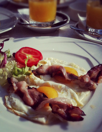 Petit déjeuner américain